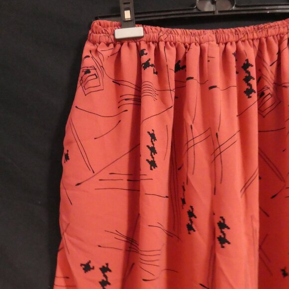 Handmade Loose Fit Abstract Print Lounge / Pajama Pants | 14 inch waist measured - Picture 3 of 16